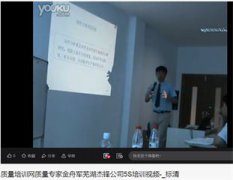 質量專家金舟軍蕪湖杰鋒公司5S培訓